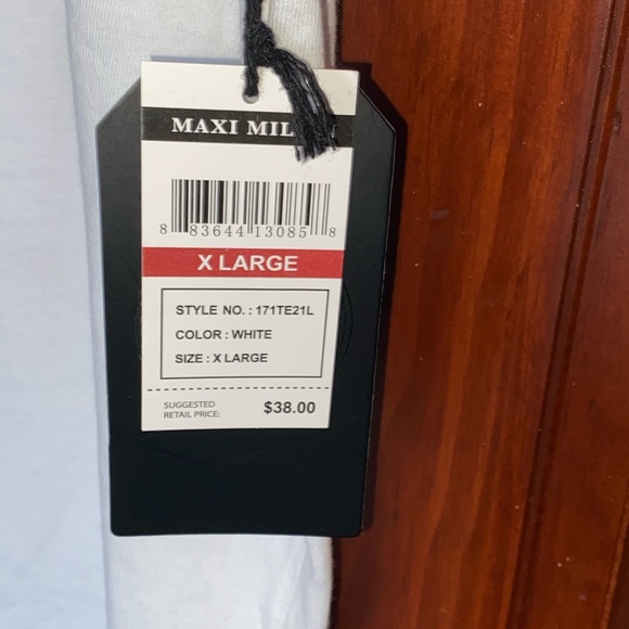 Maxi Milian Rugged White Tee Shirt - Picture 6 of 9